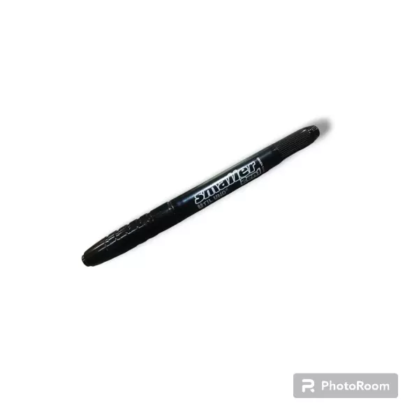 MARCADOR PERM. UTIL UNO DOBLE PUNTA NEGRO