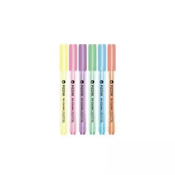 MINI RESALTADORES PASTEL PIZZINI X 6U (1290P)