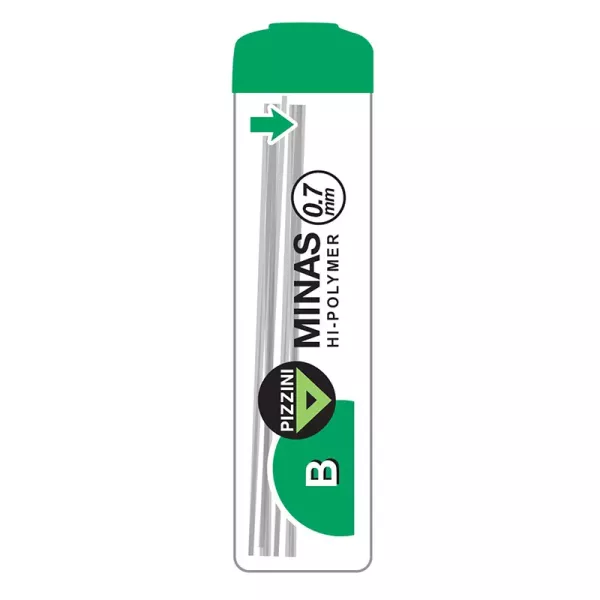 TUBO MINAS PIZZINI 0.7MM B X 12U (S7300B)