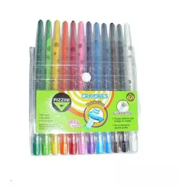 CRAYON RETRACTIL PIZZINI X 12U (ART. 9612)