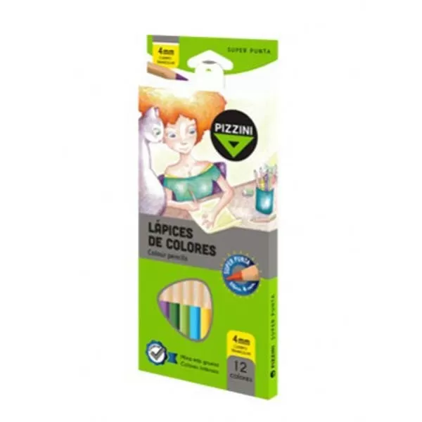 LAPIZ COLOR PIZZINI SUPER PUNTA X 12U (LML5712)