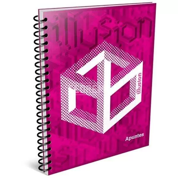 CUADERNO APUNTES ILLUSION T/PP UNIV 80H CU
