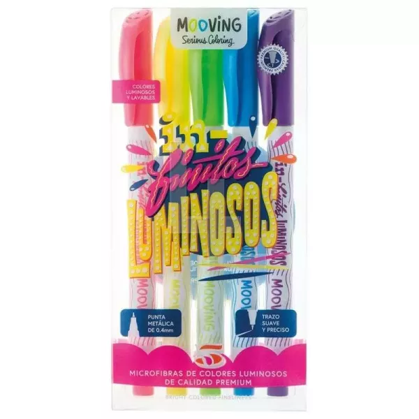 MICROFIBRA MOOVING COLORES 0.4MM X 5U (3041205)
