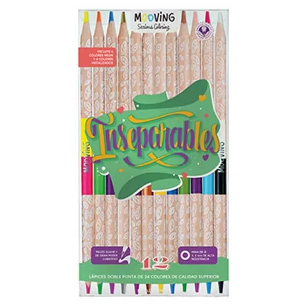 LAPIZ BICOLOR MOOVING LARGO X 12U (3011412)