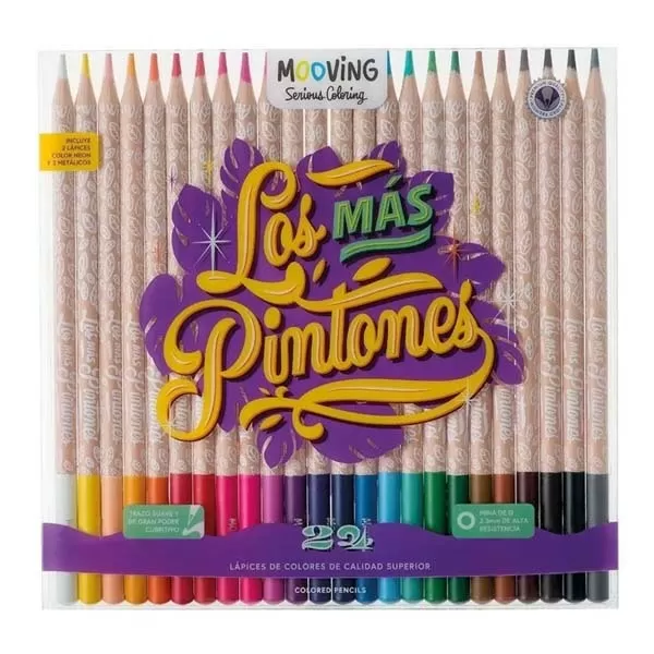 LAPIZ COLOR MOOVING LARGO X 24U (3011024)