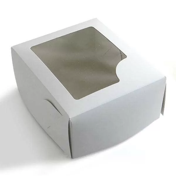 CAJA KRAFT CON VISOR + DIV. 1/2 HUEVO 20.5X13.5X7.5 CM