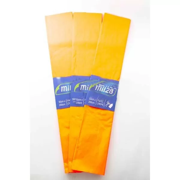 PAPEL CREPE 1028 NARANJA FLUO