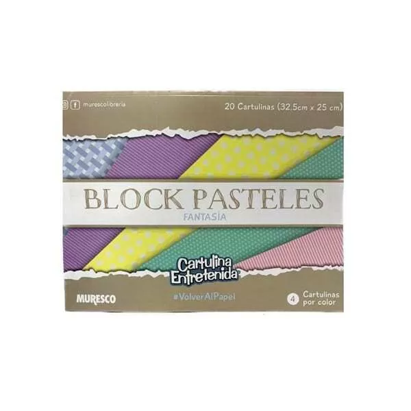 BLOCK C. ENTRET. PASTELES FANTASIA MURESCO X 20H