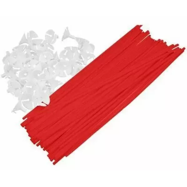 PORTAGLOBO TUKY BLANCO / ROJO X 10U (RIVER)