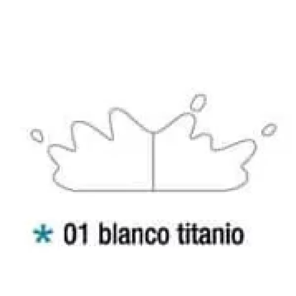 PINTURA ACR. DELARTE 50CC BLANCO TITANIO 01