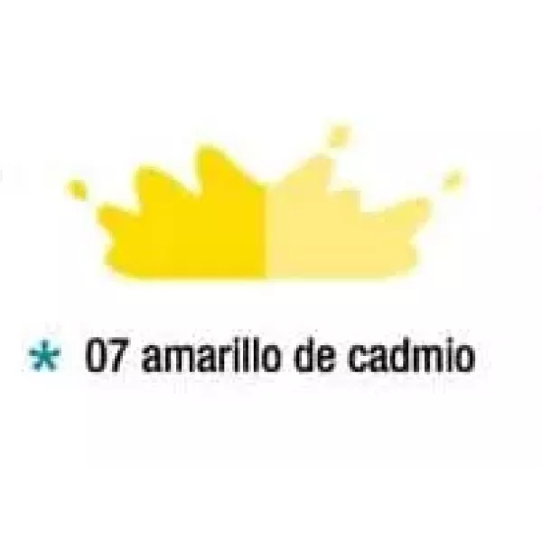 PINTURA ACR. DELARTE 50CC AMARILLO CADMIO 07