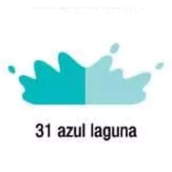 PINTURA ACR. DELARTE 50CC AZUL LAGUNA 31