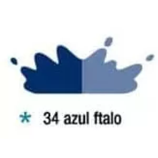 PINTURA ACR. DELARTE 50CC AZUL FTALO 34