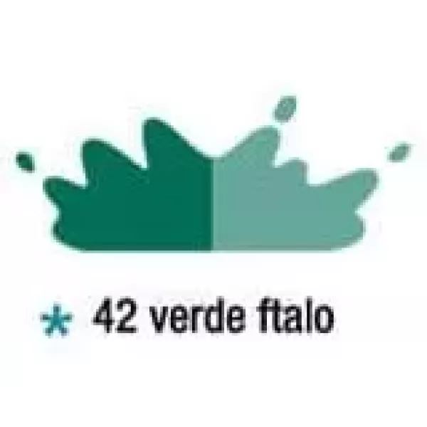 PINTURA ACR. DELARTE 50CC VERDE FTALO 42