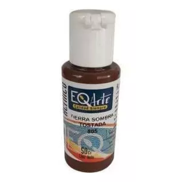 PINTURA ACR. DELARTE 50CC SOMBRA TOSTADA 54