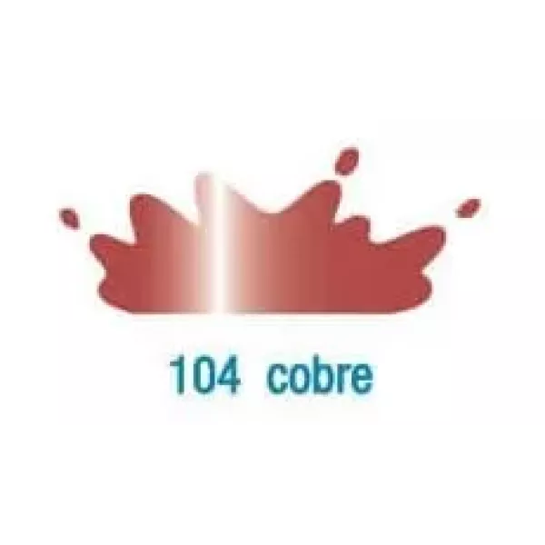 PINTURA ACR. DELARTE 50CC COBRE PERLADO 104