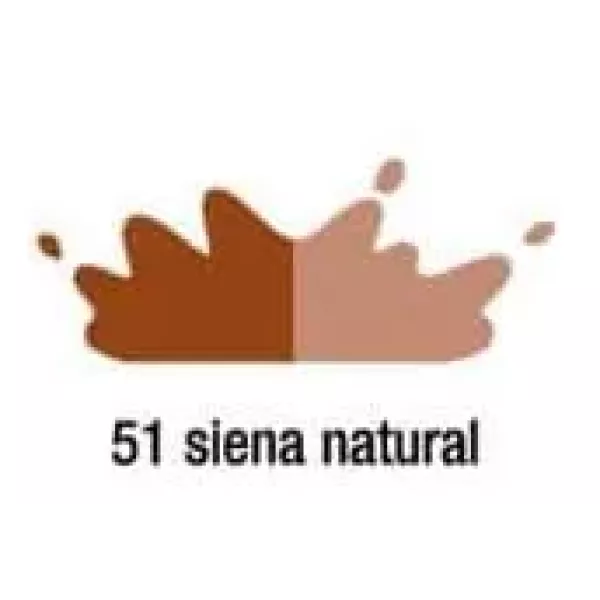 PINTURA ACR. DELARTE 50CC SIENA NATURAL 51
