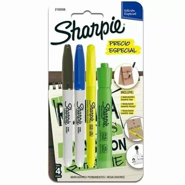 KIT SHARPIE 4 MARCADORES SURTIDOS (2102508)