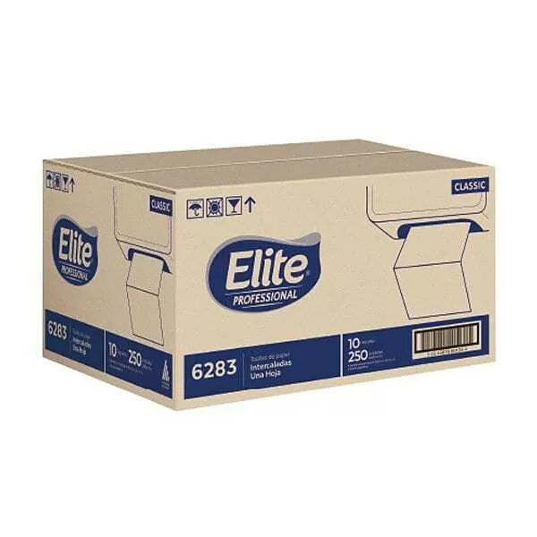 TOALLA INT. 4P. BLANCA ELITE X 2500U (6283)