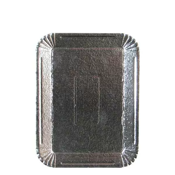 BANDEJA CARTON PLATA REF. 13 X 18CM (200G)
