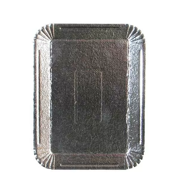 BANDEJA CARTON PLATA REF. 15 X 20CM (250G)