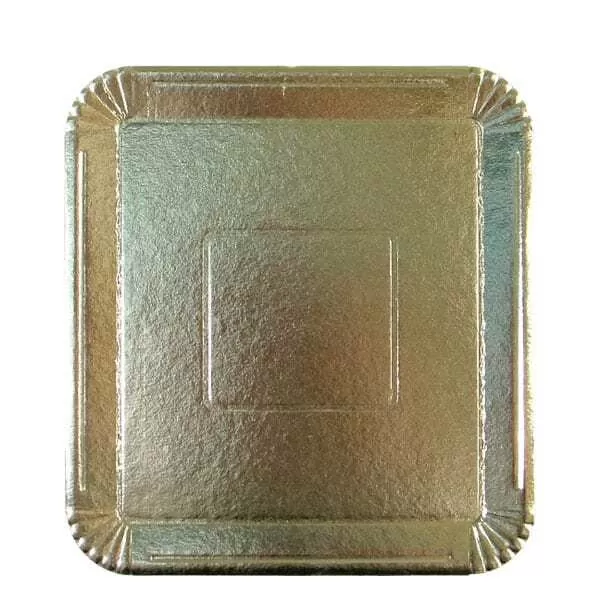 BANDEJA CARTON ORO REF. 23 X 28CM (1000G)
