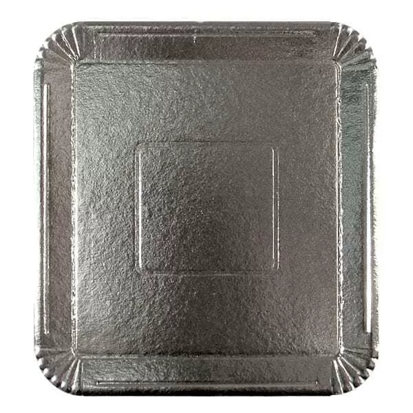 BANDEJA CARTON PLATA REF. 28 X 30CM (2000G)