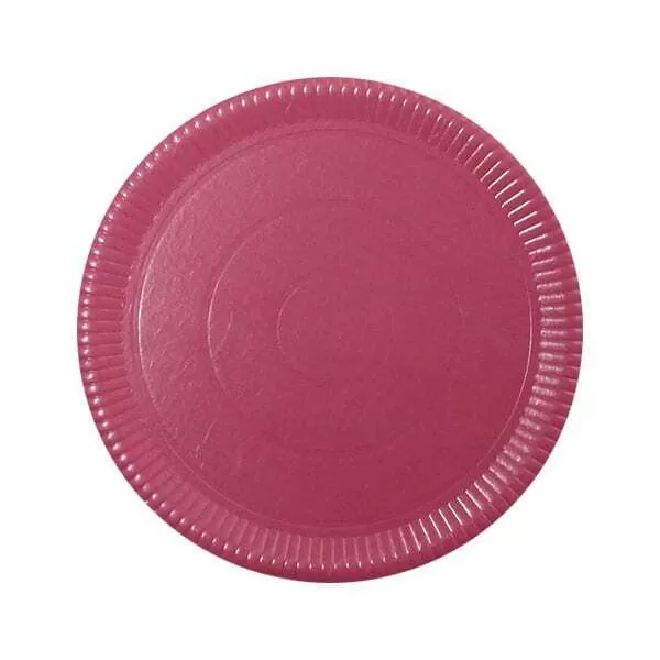 PLATO CARTON ROSA REF. 25CM