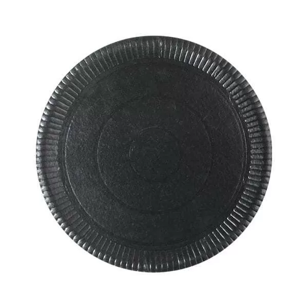 PLATO CARTON NEGRO REF. 25CM