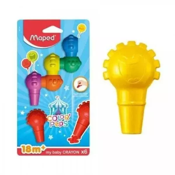 BABY CRAYONS COLORPEPS X 6U