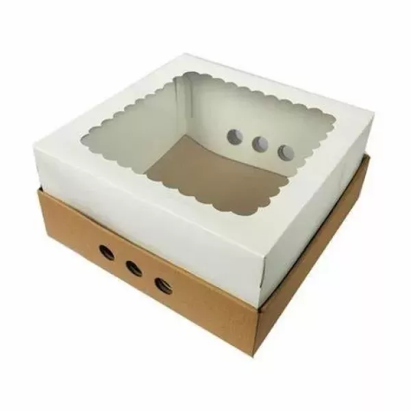 CAJA + BANDEJA CON VISOR 30X30X12 CM X 10U