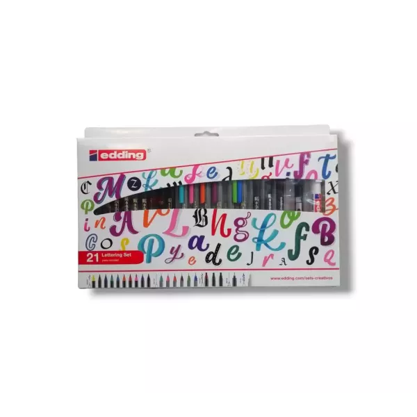 SET EDDING LETTERING X 21U