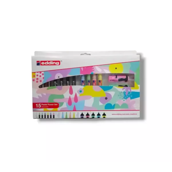 SET EDDING PASTEL POWER X 15U