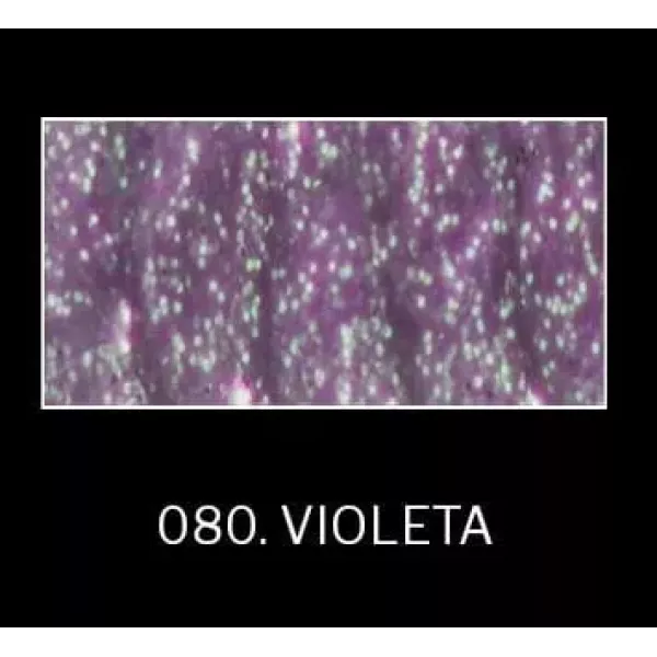 PINTURA DIM. 3D EQ 40ML VIOLETA GLITTER 080