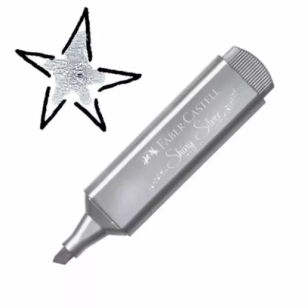 RESALTADOR FABER TL46 METALIZADO PLATA