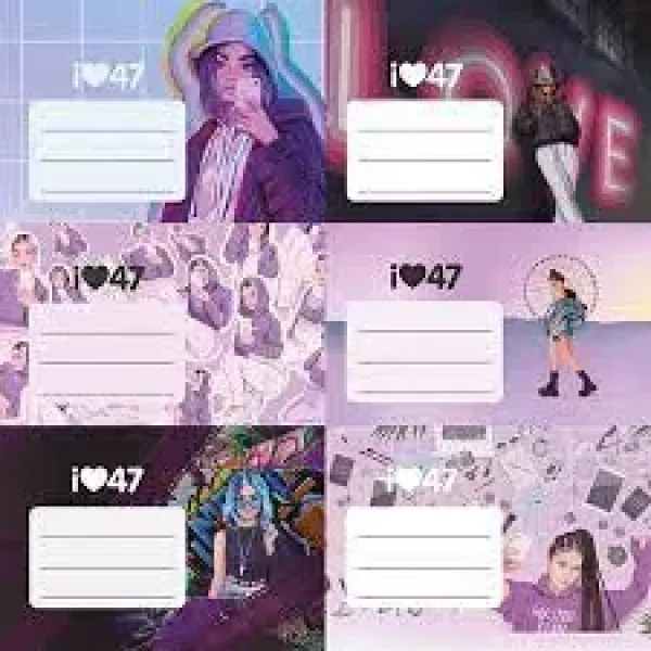 ETIQUETA ESCOLAR 47 STREET X 12U 1301213