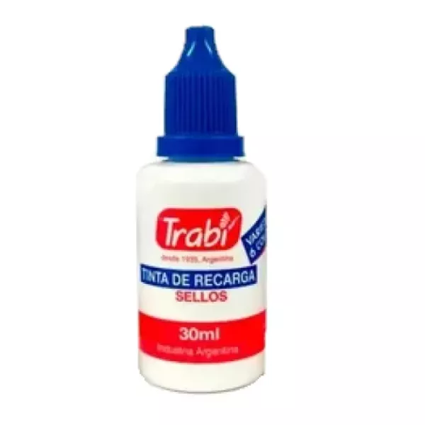 TINTA P/SELLOS TRABI AZUL 30CC