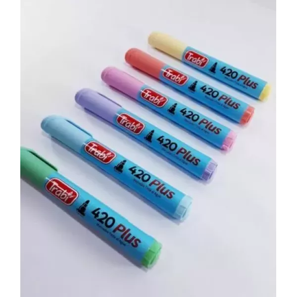 MARCADOR AGUA PASTEL TRABI 420 ESTUCHE X 6U