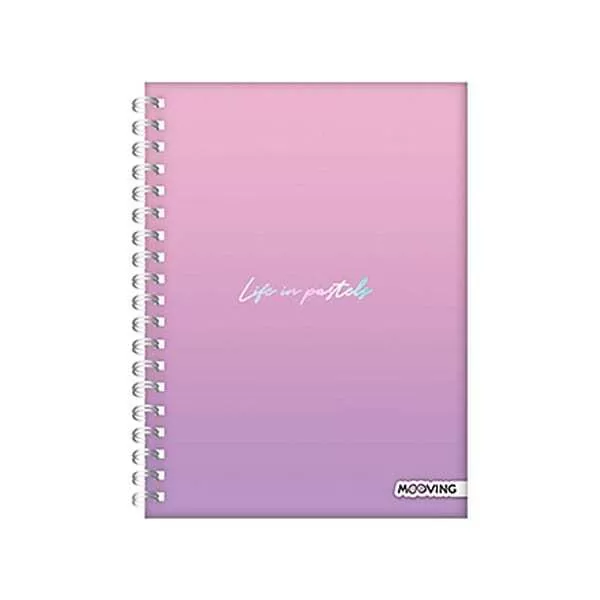 CUADERNO PASTEL ESP. T/D 16X21 80H RAY. 1205210