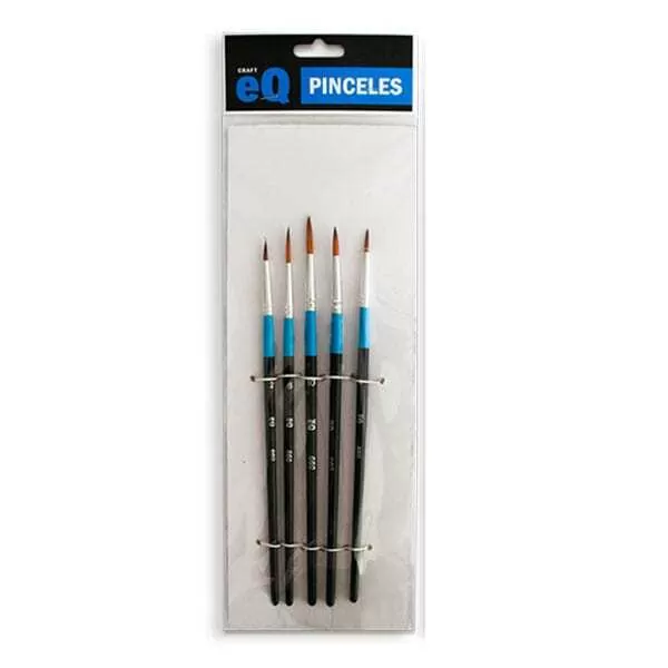 SET PINCEL EQ 660 REDONDO MIXTO X 5U (2,4,6,8,10)