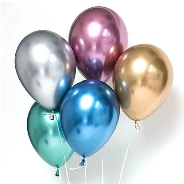 GLOBO TUKY CHROME 12 x 10u MULTICOLOR