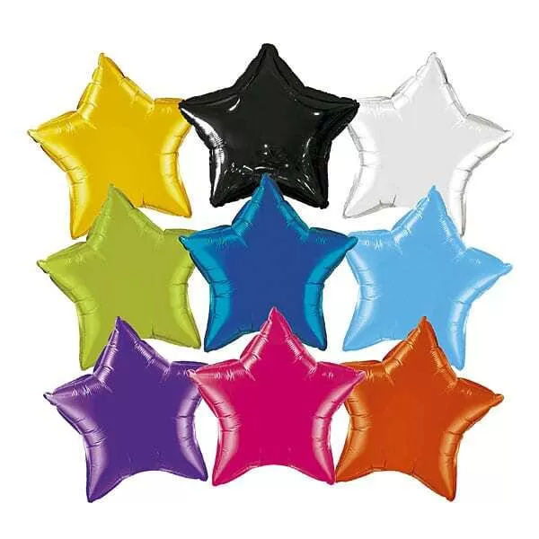 GLOBO TUKY 12 x 12u ESTRELLA MULTICOLOR