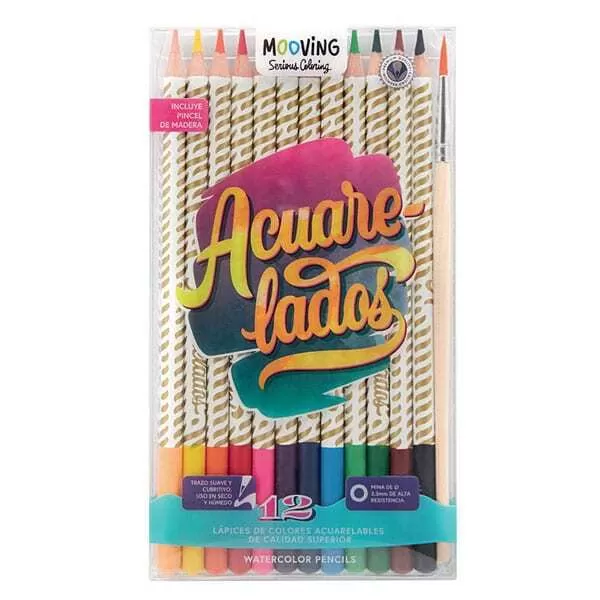 LAPIZ ACUARELABLE MOOVING LARGO X 12U (3011812)