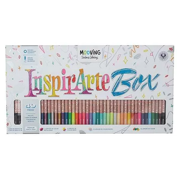 LAPIZ COLOR MOOVING INSPIRARTE BOX X 40U (3019940)