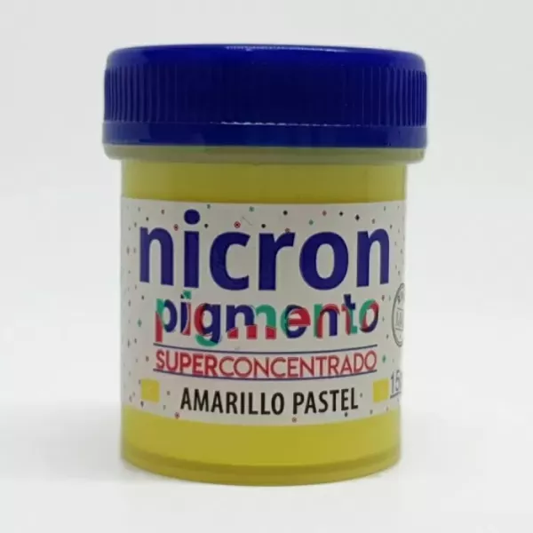 PIGMENTO NICRON X 15GR AMARILLO PASTEL