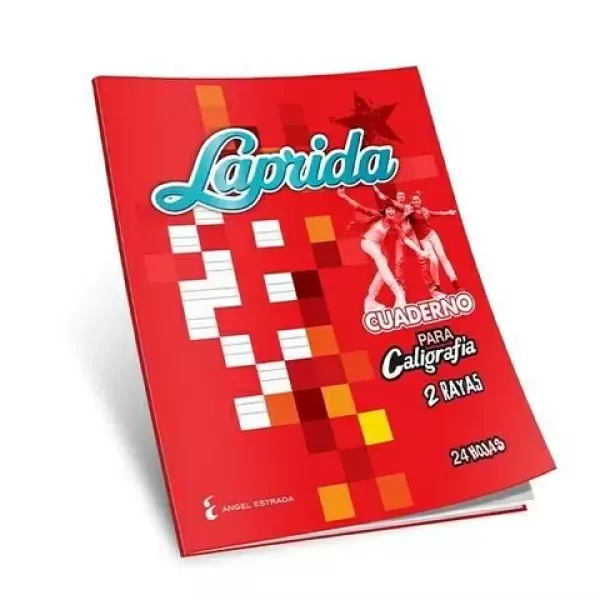 CUADERNO LAPRIDA CALIGRAFIA 2 RAYAS T/F 24H