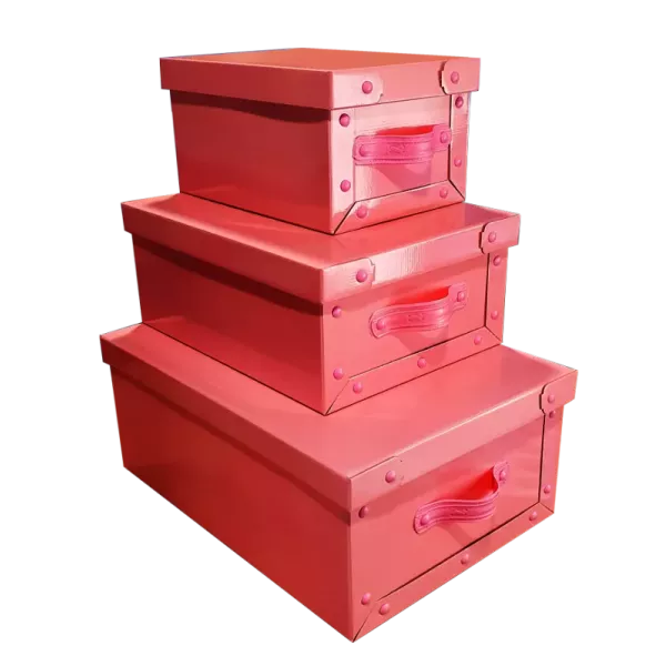 BAULERA GSM GRD. C/MANIJA  48X36X22 ROSA PASTEL