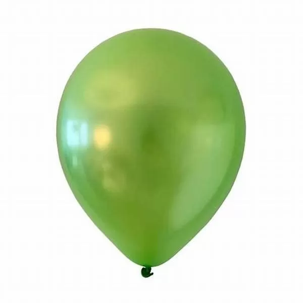 GLOBO GLOBOX PERLADO 12 x 50u VERDE MANZANA