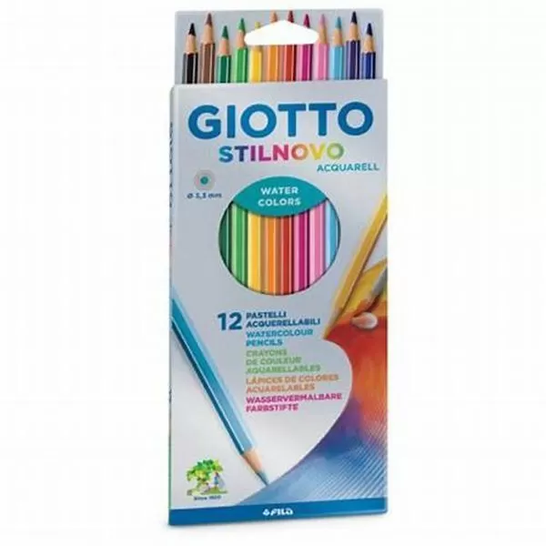 LAPIZ COLOR GIOTTO STILNOVO ACUAR.  X 24U