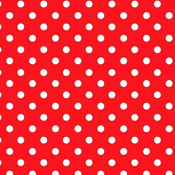 PAPEL FORRAR ROJO LUNAR BLANCO 50X70
